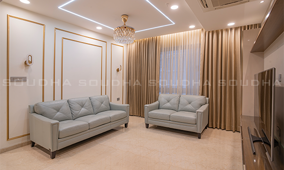 A Refined Harmony- contemporary Residence
