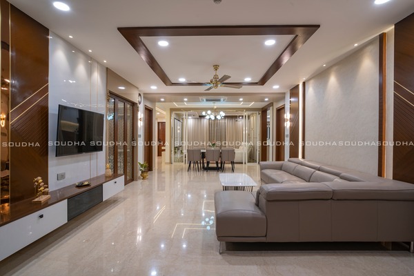 Light Color & Gold Luxury of an elegant home