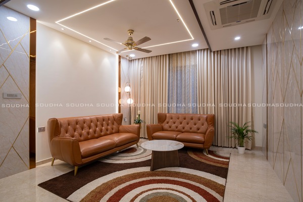 Light Color & Gold Luxury of an elegant home