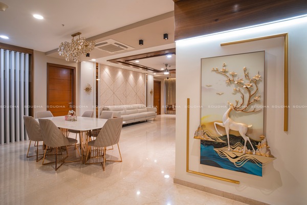 A Refined Harmony- contemporary Residence