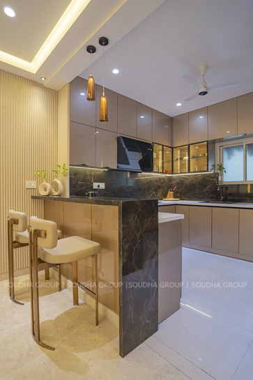 A Story of Style & Elegance- Aurobindo Kohinoor Flat Interiors