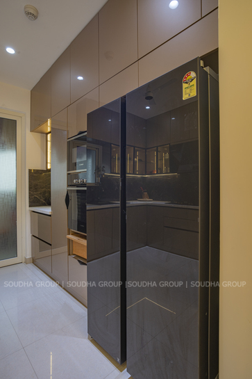 A Story of Style & Elegance- Aurobindo Kohinoor Flat Interiors