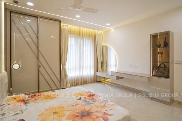 A Story of Style & Elegance- Aurobindo Kohinoor Flat Interiors