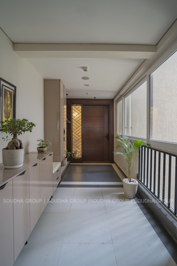 A Story of Style & Elegance- Aurobindo Kohinoor Flat Interiors