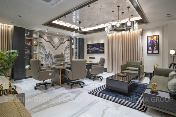 A refined workspace where productivity, comfort, and timeless elegance come together.