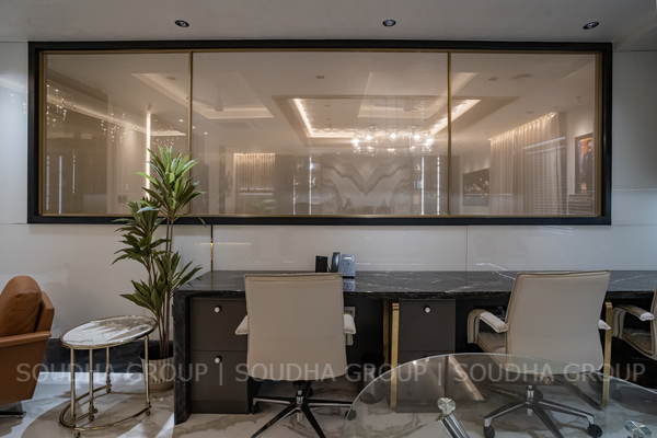 A refined workspace where productivity, comfort, and timeless elegance come together.